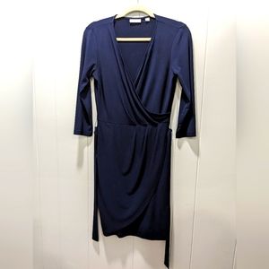 Misses dress by New York & Company. Navy, size S